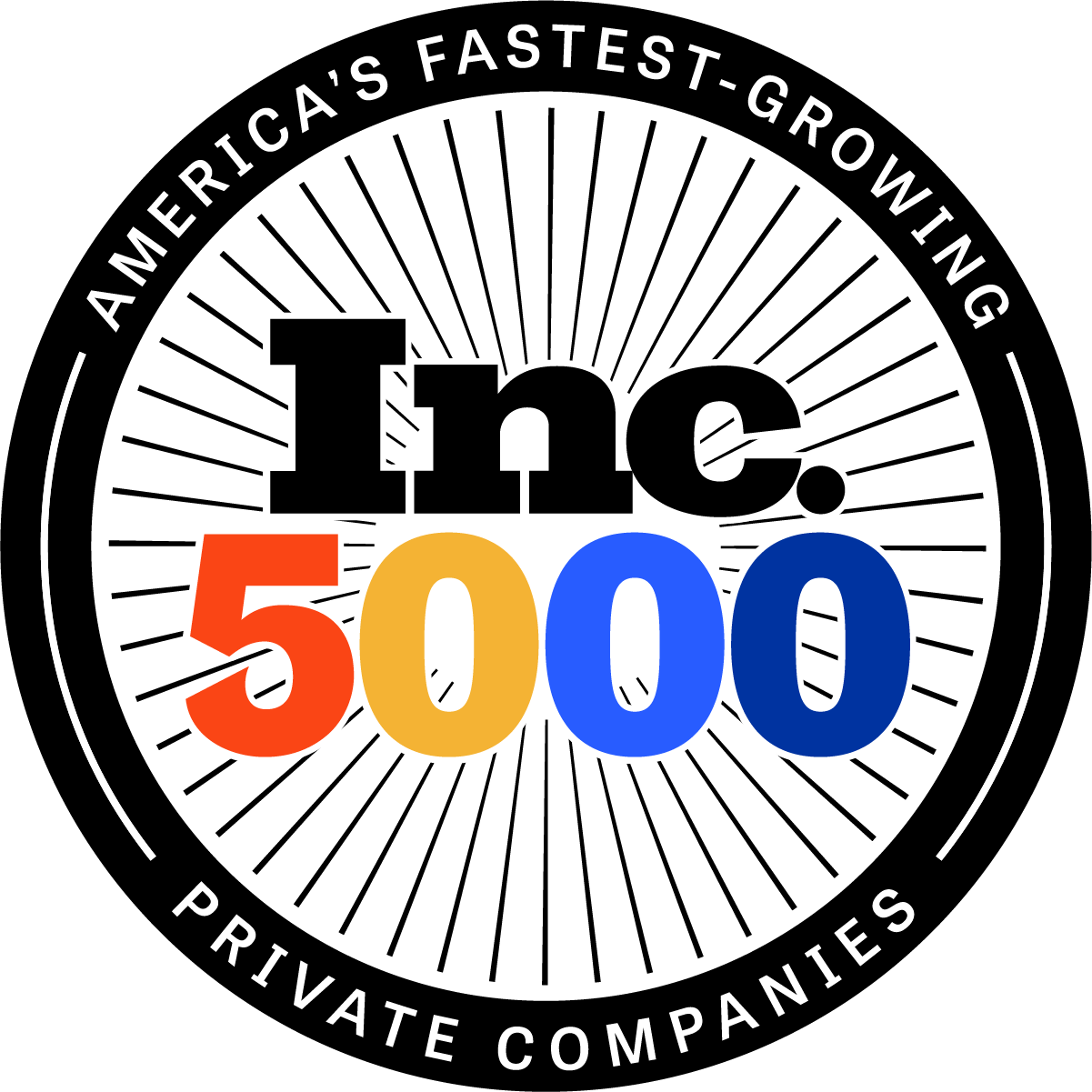 Inc. 5000 Color Medallion Logo Inc. 5000 Color Medallion Logo